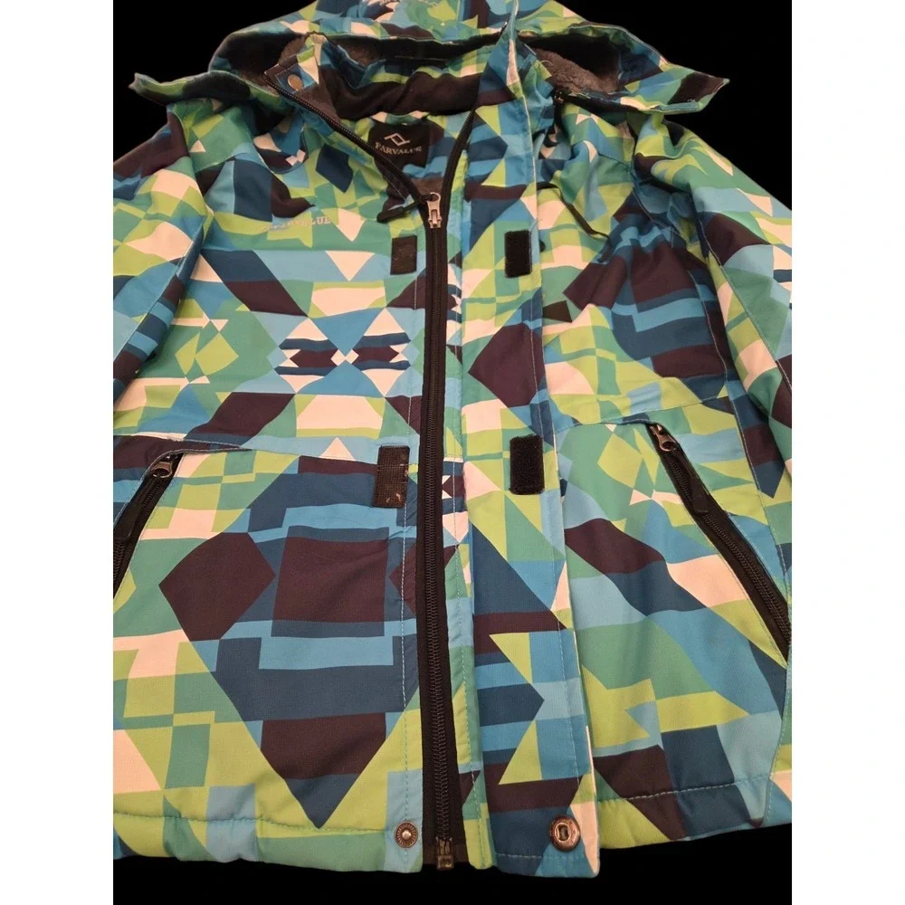 FARVALUE‎ Boys 10/12 Waterproof Ski Jacket Windproof Winter Snow Coat Outdoor